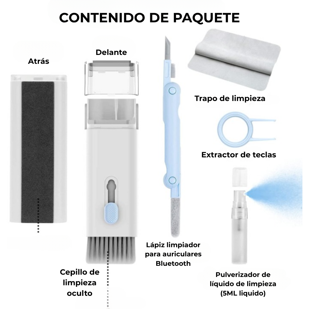 Kit de Limpieza 7 en 1 para Electrónicos
